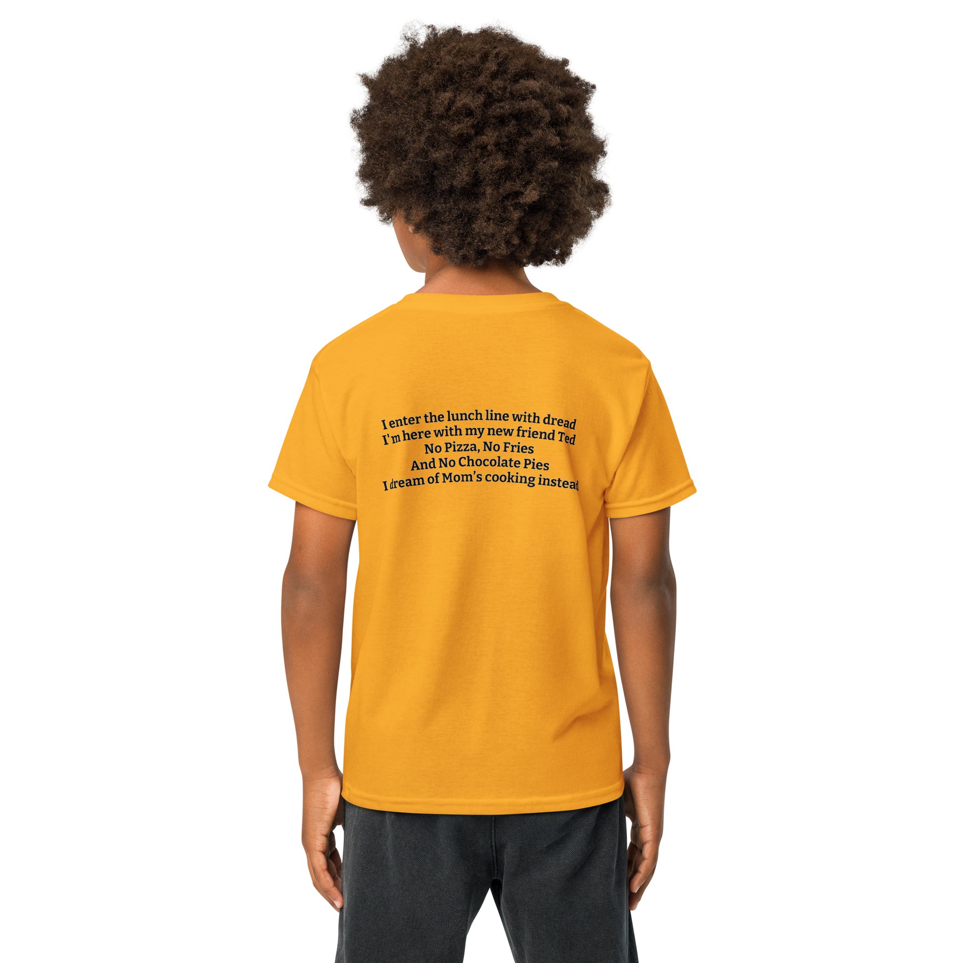 "Lunch Lady says" w/Funny Limerick Youth t-shirt w/Mighty Shirt Attitude