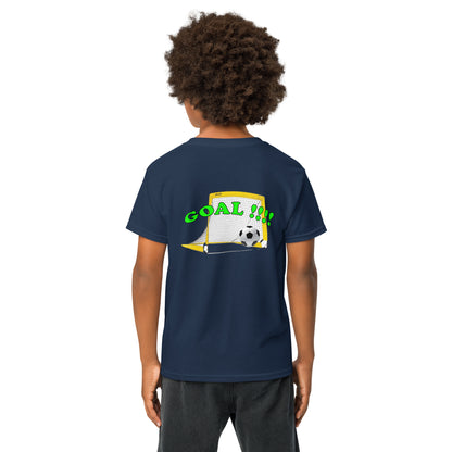 youth kids soccer addict goal! 50/50 blend T-Shirt mighty shirt