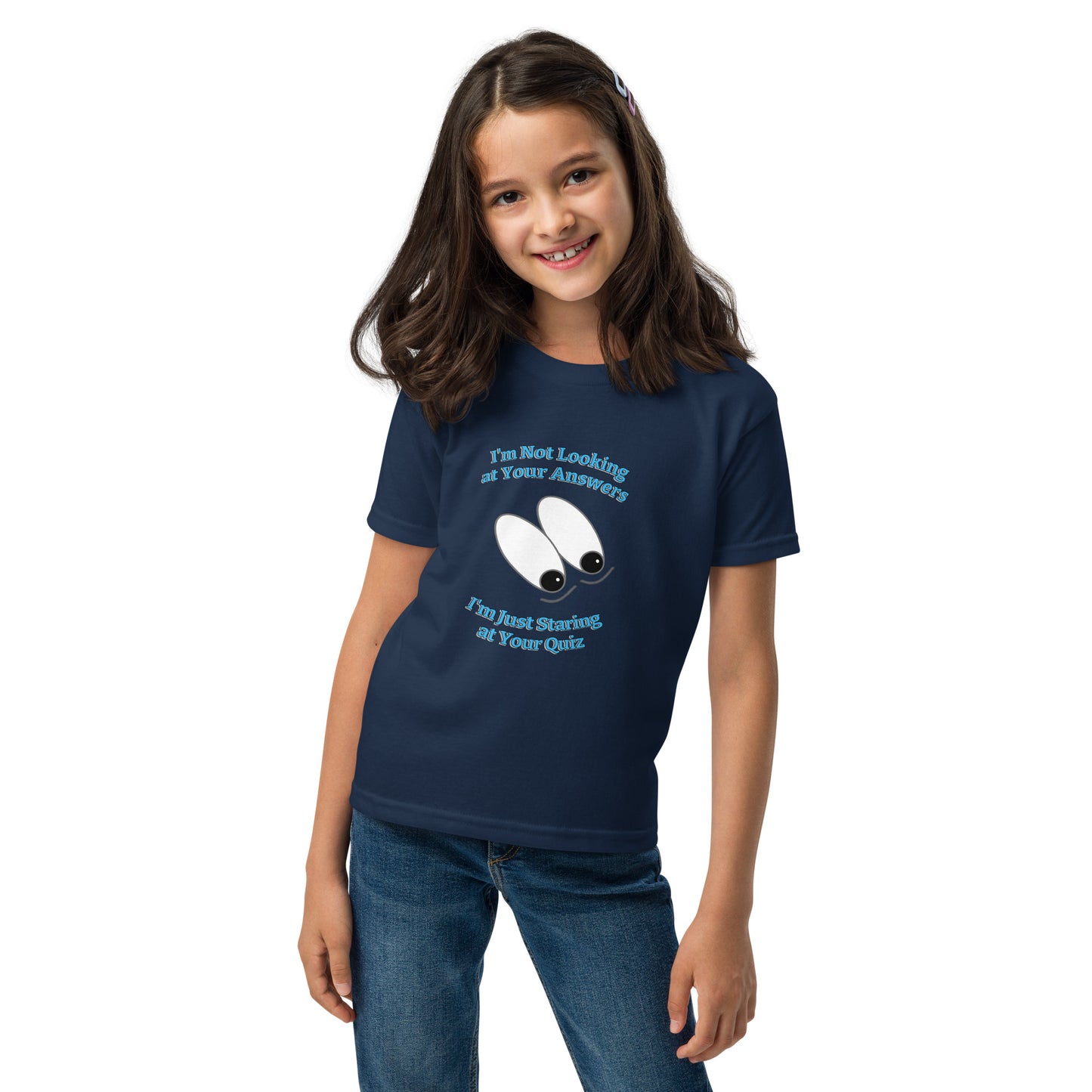 "I'm Not Looking at Your Answers" Funny Youth t-shirt by Mighty Shirt