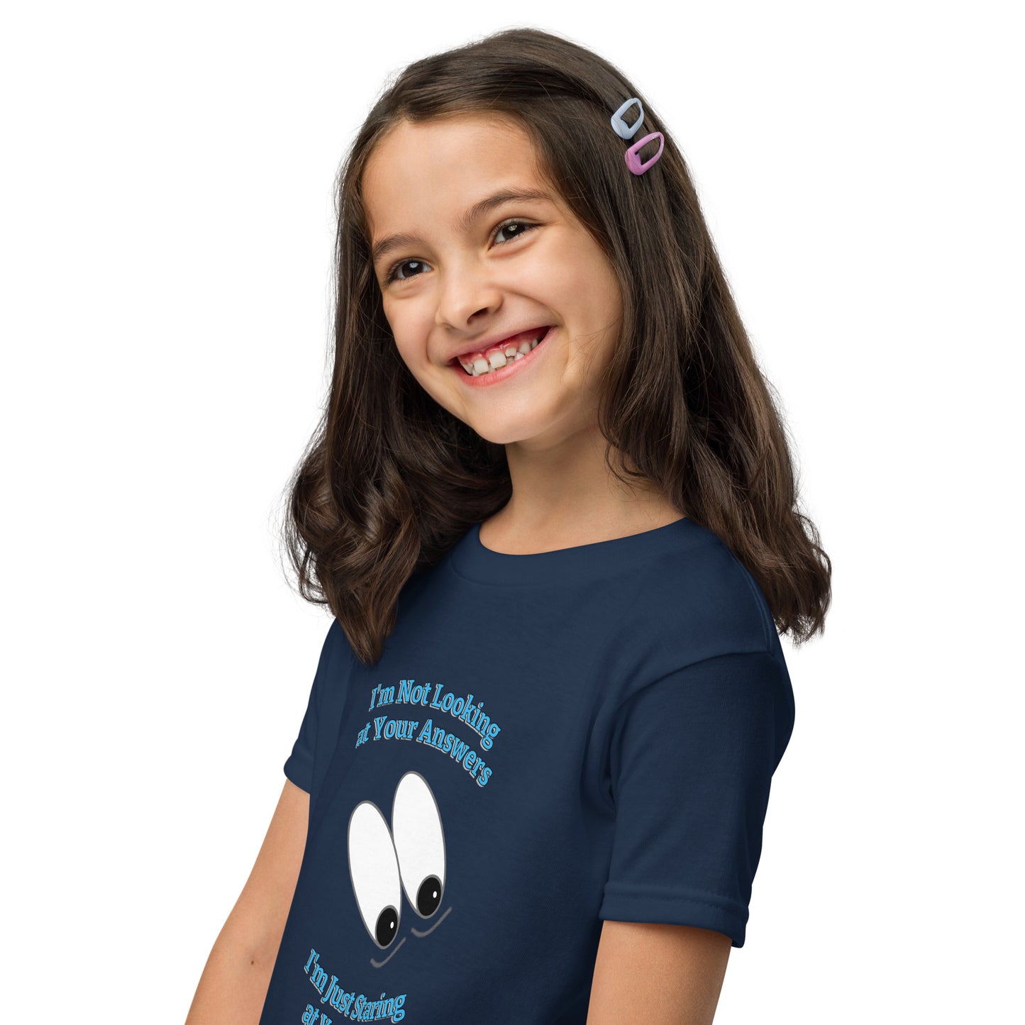 "I'm Not Looking at Your Answers" Funny Youth t-shirt by Mighty Shirt