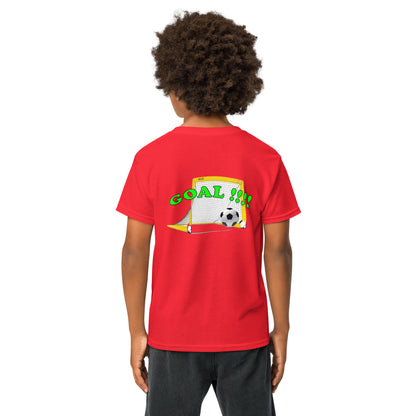 youth kids soccer addict goal! 50/50 blend T-Shirt mighty shirt