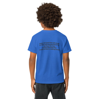 "Lunch Lady says" w/Funny Limerick Youth t-shirt w/Mighty Shirt Attitude