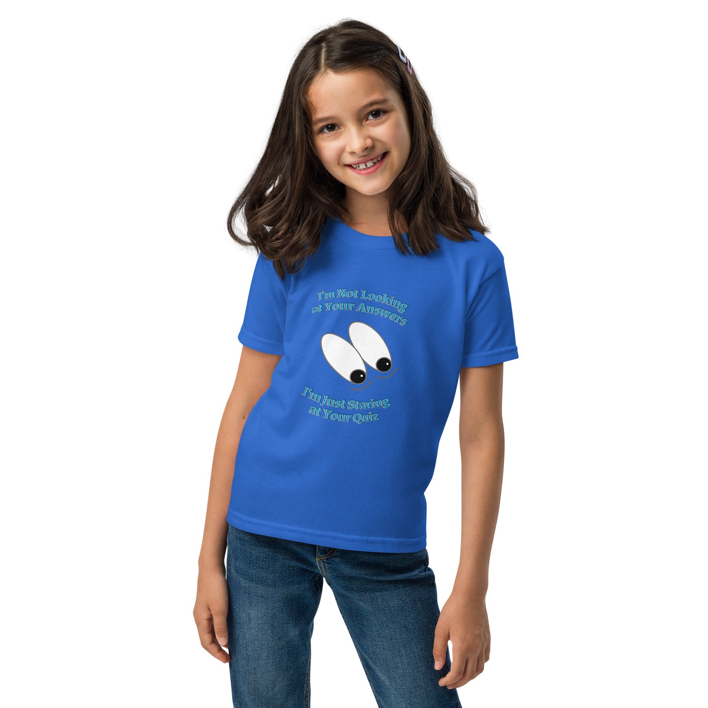 "I'm Not Looking at Your Answers" Funny Youth t-shirt by Mighty Shirt