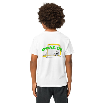 youth kids soccer addict goal! 50/50 blend T-Shirt mighty shirt