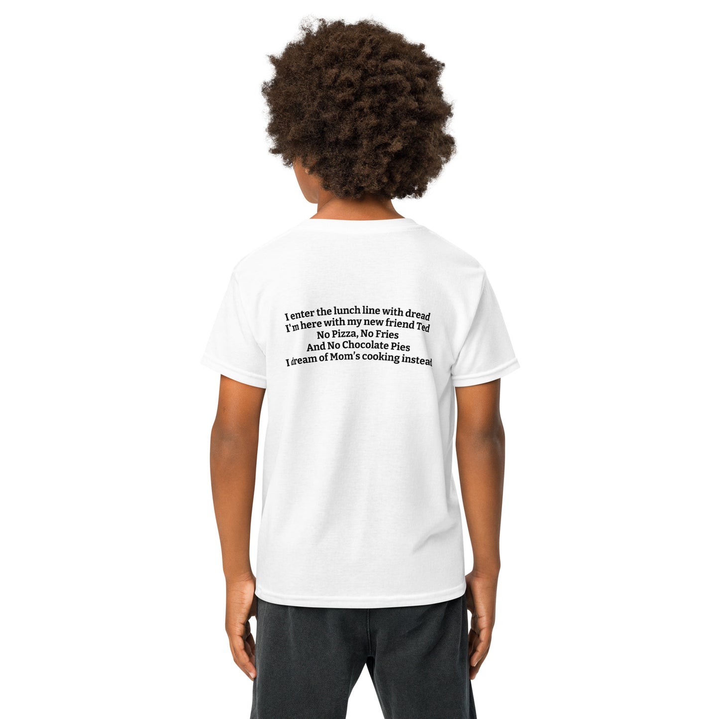"Lunch Lady says" w/Funny Limerick Youth t-shirt w/Mighty Shirt Attitude