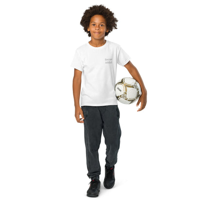 youth kids soccer addict goal! 50/50 blend T-Shirt mighty shirt